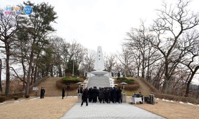 2025년 신년 충혼탑 참배 이미지