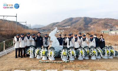 UN프랑스대대 소속 한국군 참전기념비 제막식 이미지